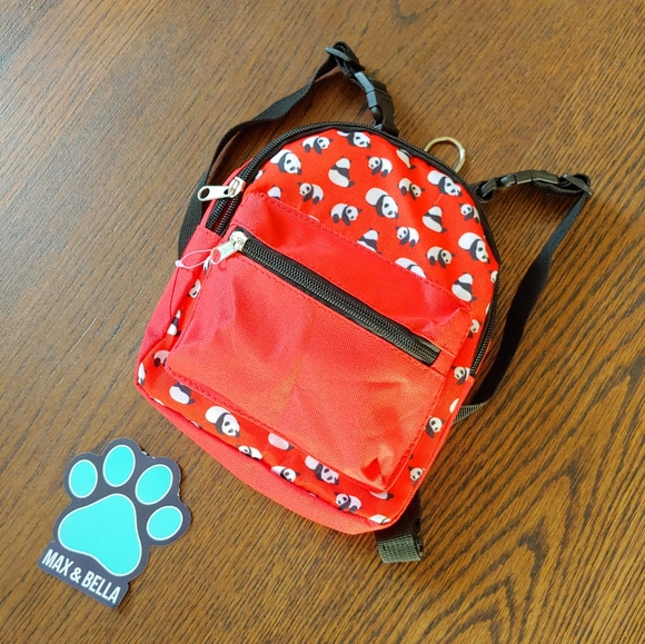 Max & Bella Other - Max & Bell red panda dog pet backpack